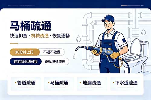 白山马桶疏通